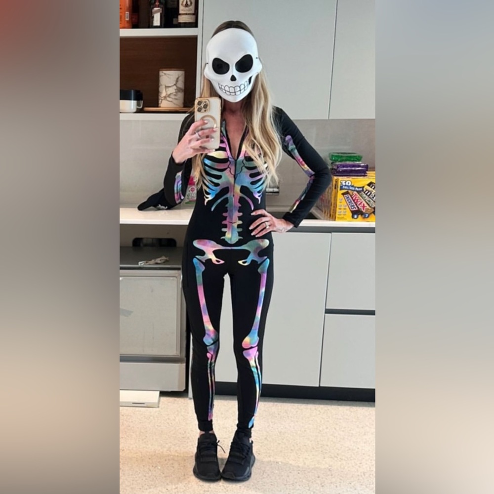 Tipsy Elves Iridescent Skeleton Costume